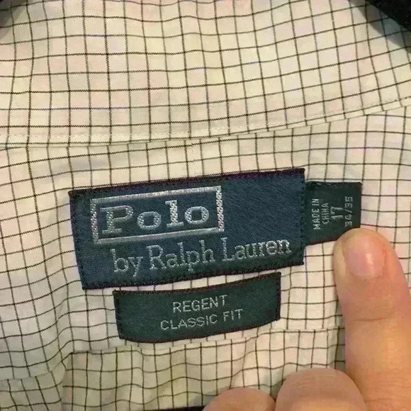 Polo by Ralph Lauren sz 17 Regent classic fit office business casual wedding - Picture 2 of 9